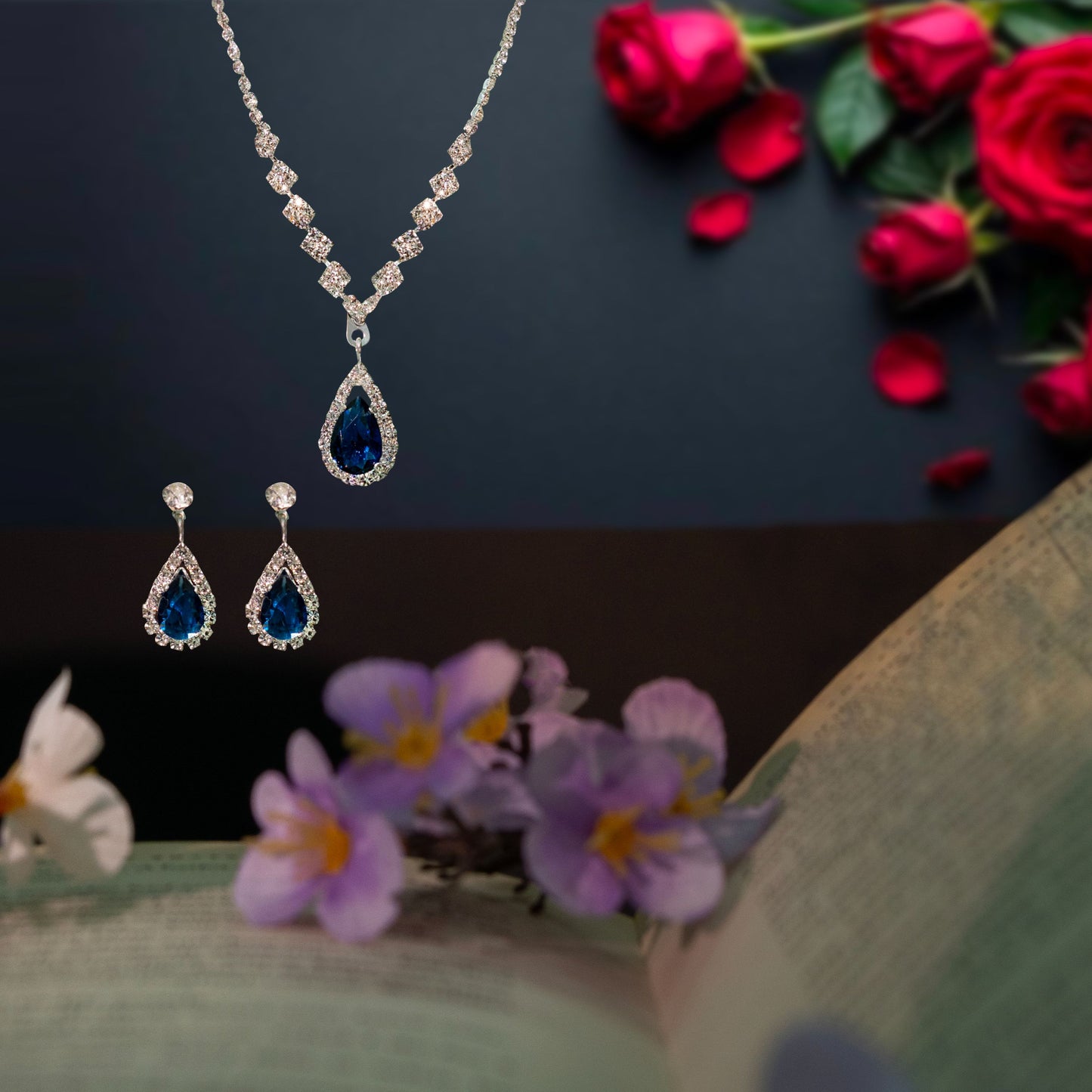 Signature Sparkle Set—Necklace and Earrings