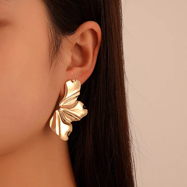 Petal Gold Stud
