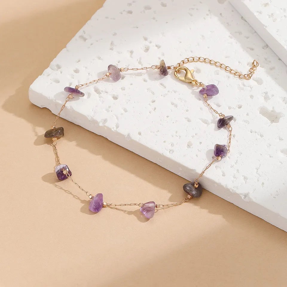 Natural Beaded Anklets