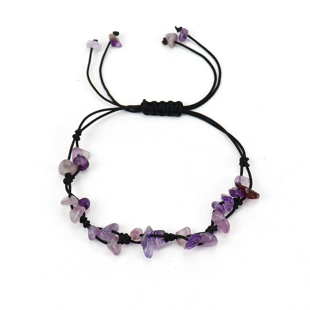 Beads Weave Gemstone Bracelet