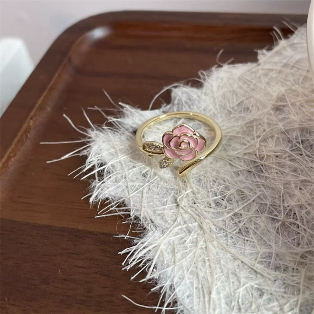 Pink Flower Ring