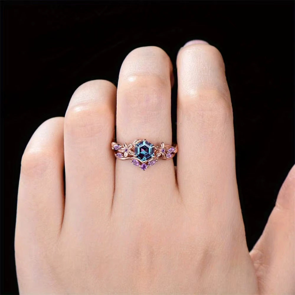 Gorgeous Flower Vine Ring