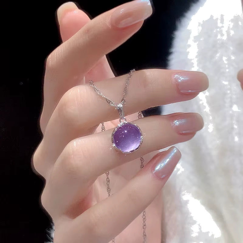 Purple Crystal Pendant