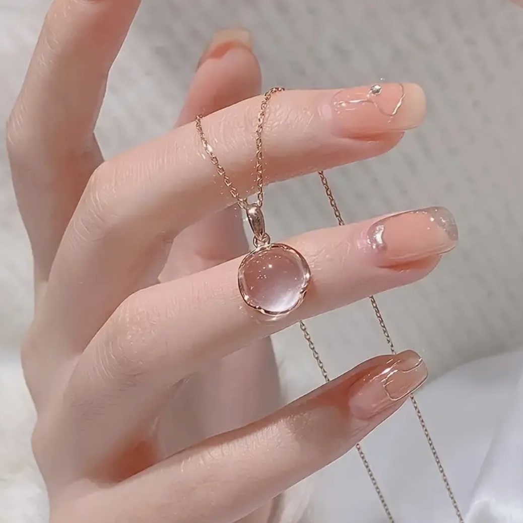 Pink Crystal Pendant