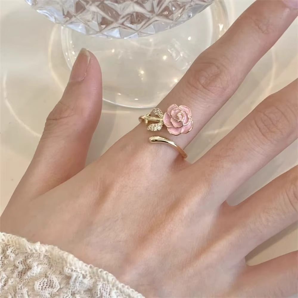 Pink Flower Ring
