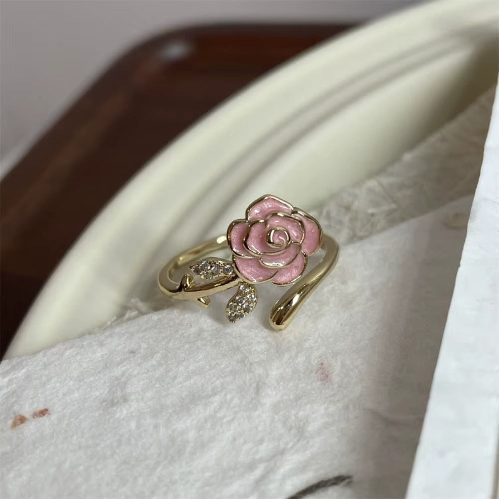 Pink Flower Ring