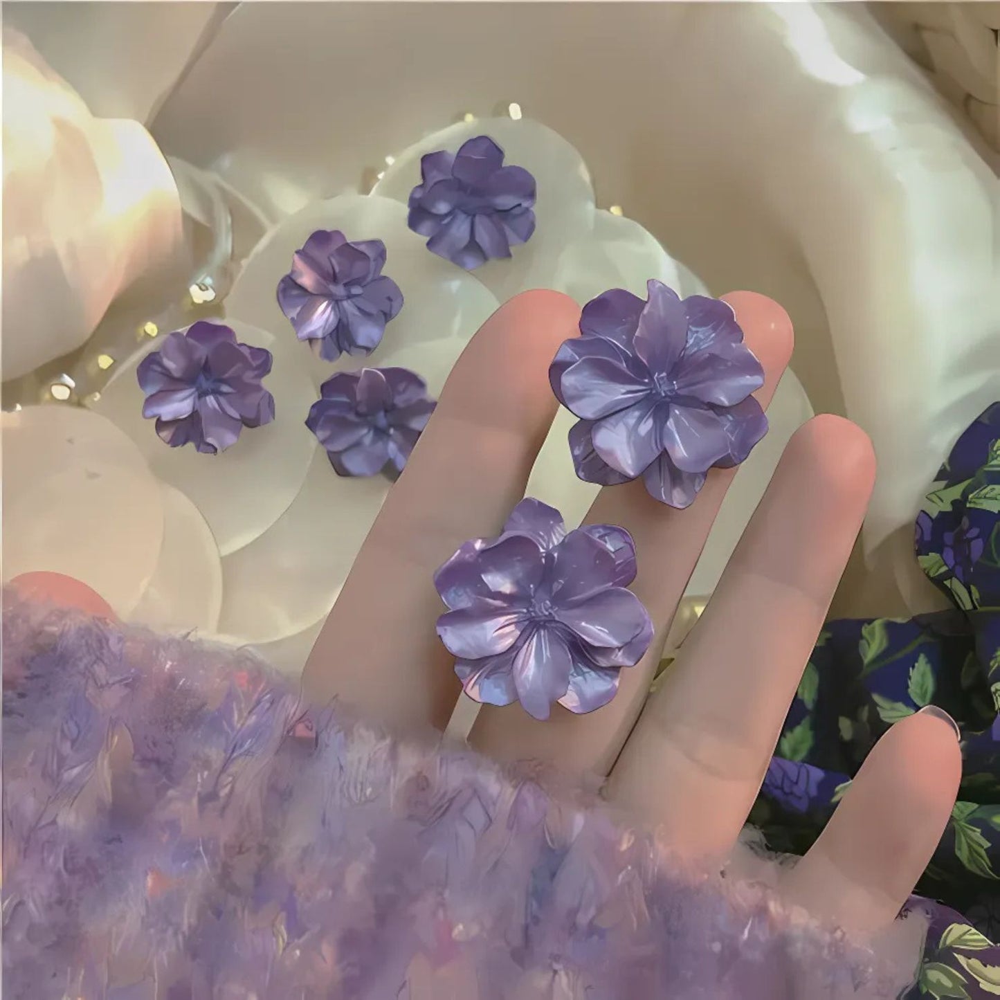 Aesthetic Flower Earrings