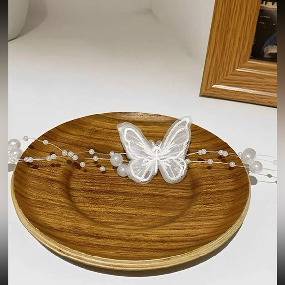 Pearl Butterfly Choker