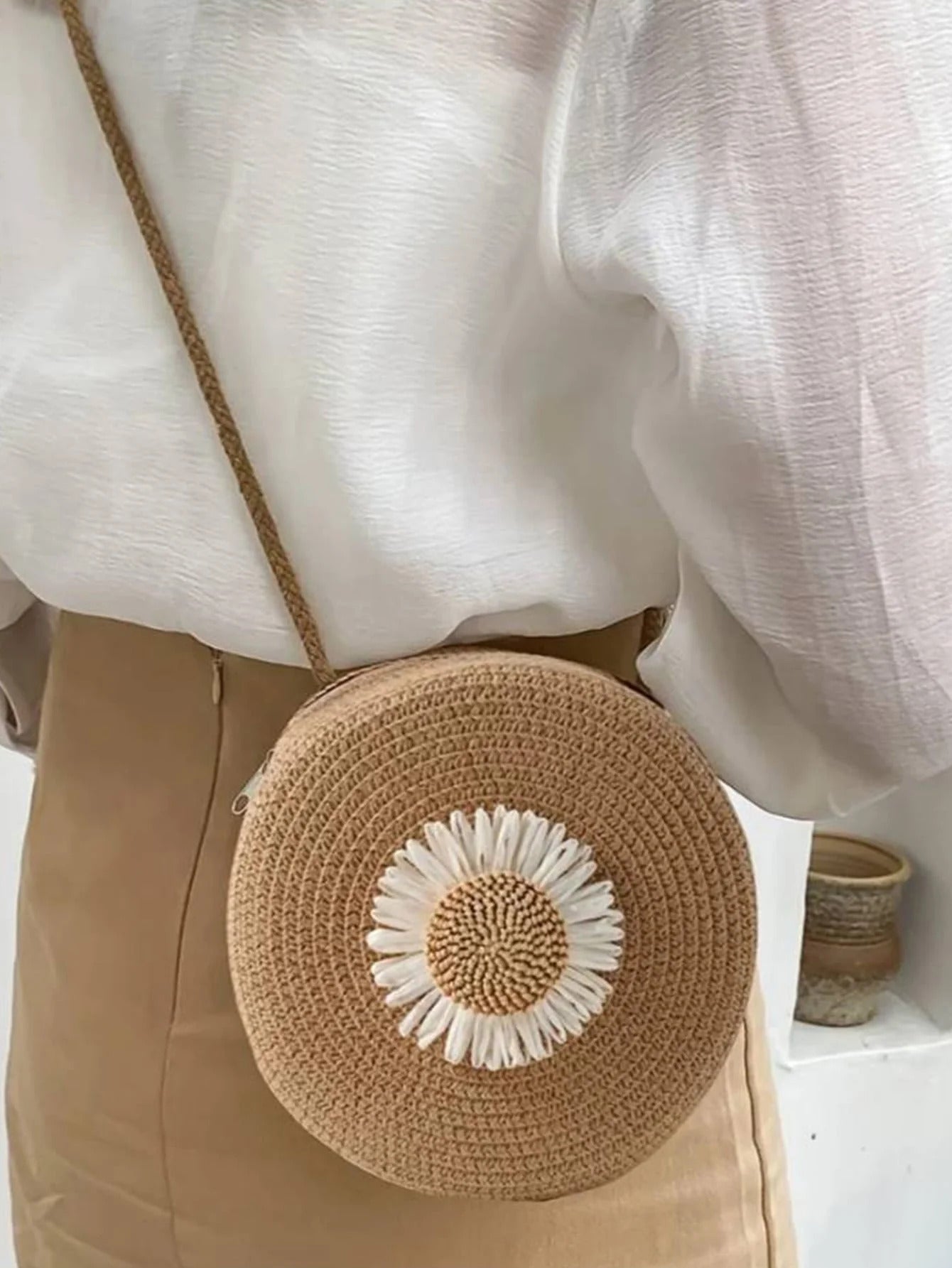 Flower Circle Style Bag